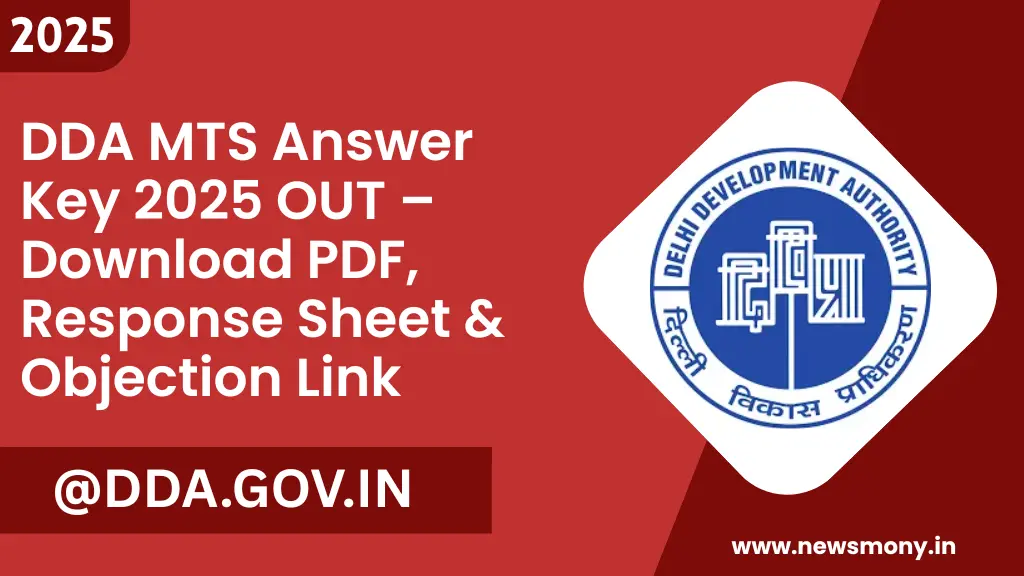 DDA MTS Answer Key 2025 OUT