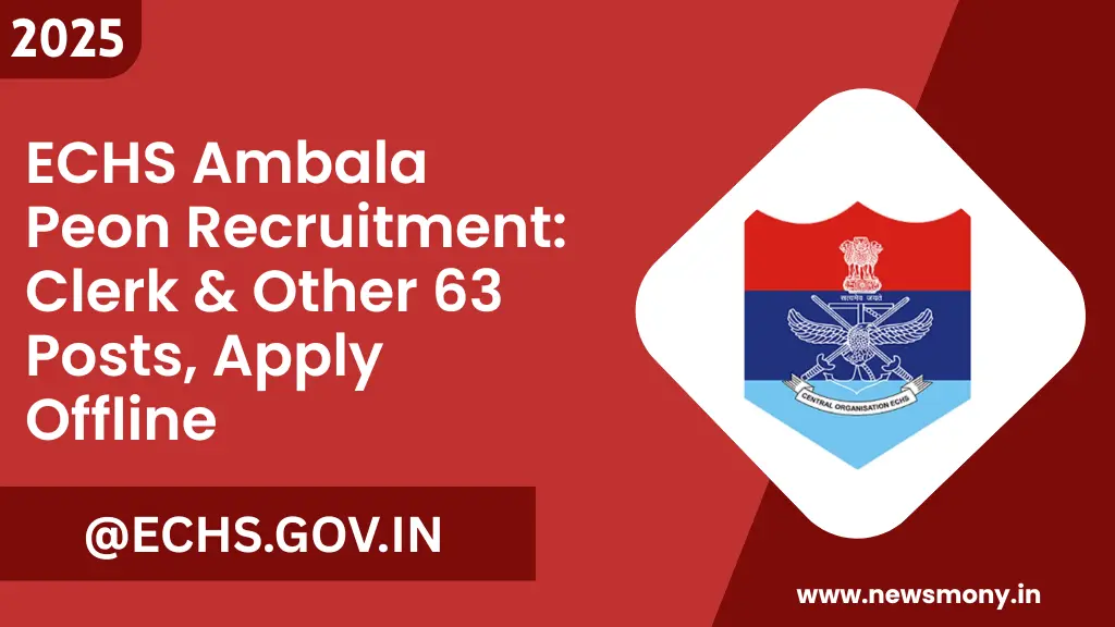 ECHS Ambala Peon Recruitment 2025