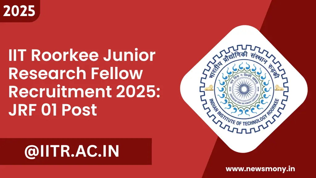 IIT Roorkee Junior Research Fellow Recruitment 2025