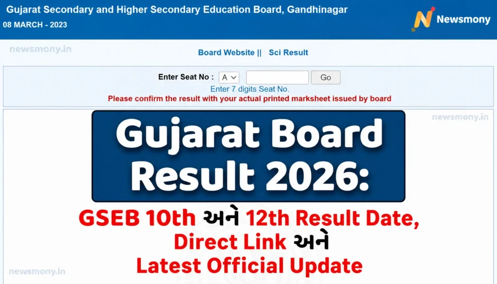 Gujarat Board 10th 12th Result 2026